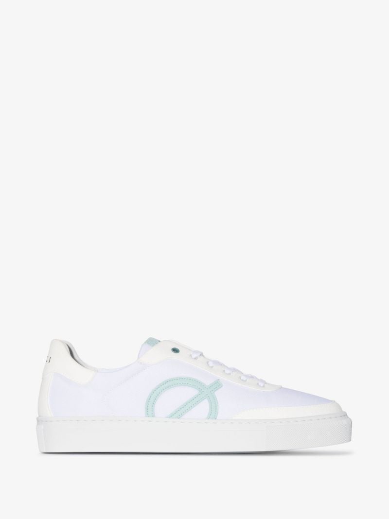 White Eight Low Top Sneakers