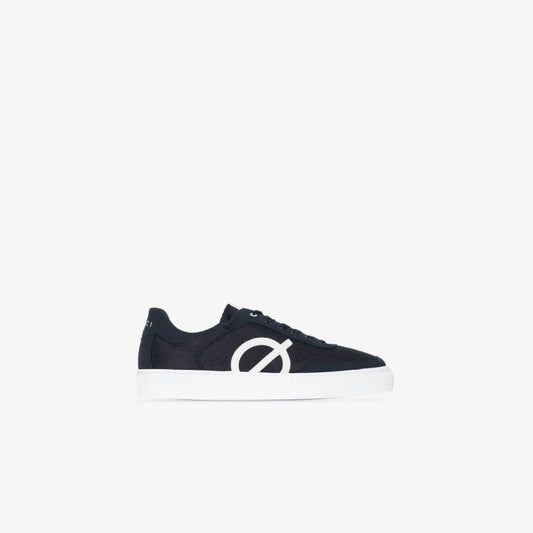 Navy Eight Low Top Sneakers