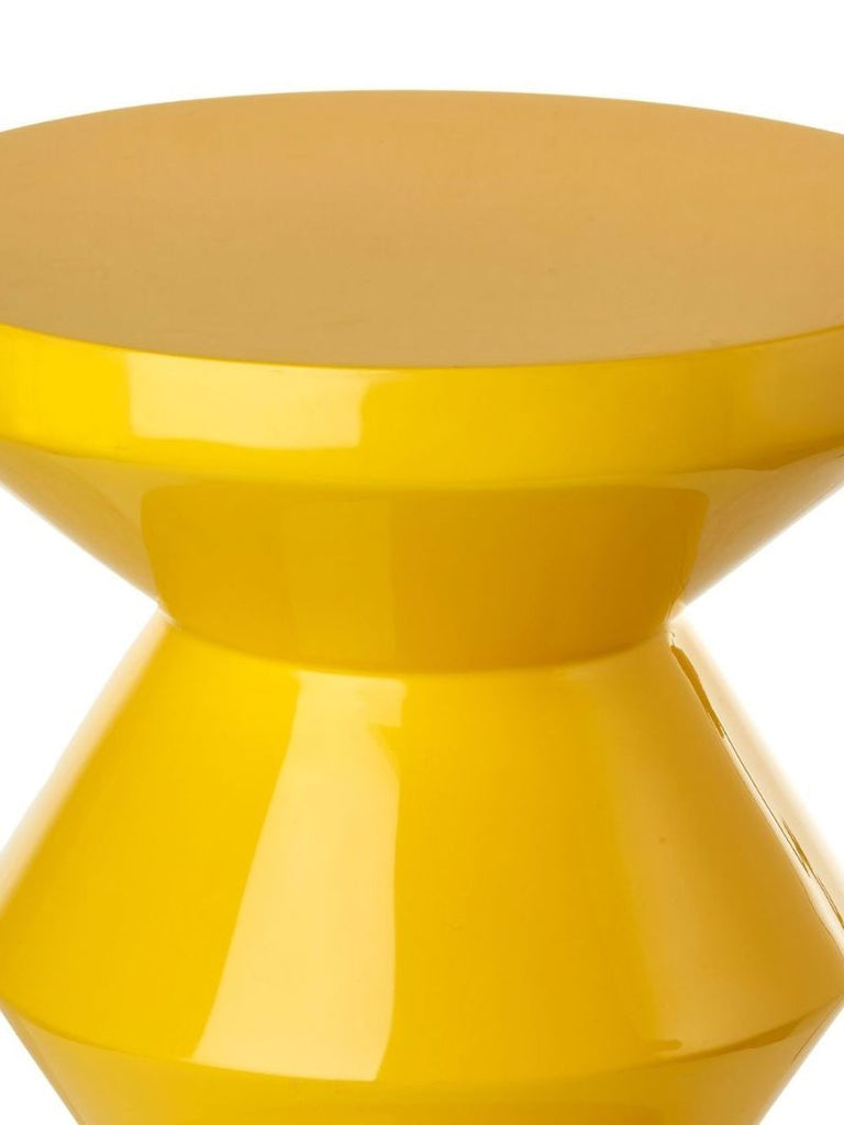 Yellow Zig Zag Stool
