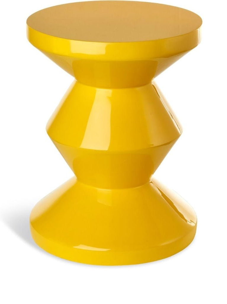 Yellow Zig Zag Stool