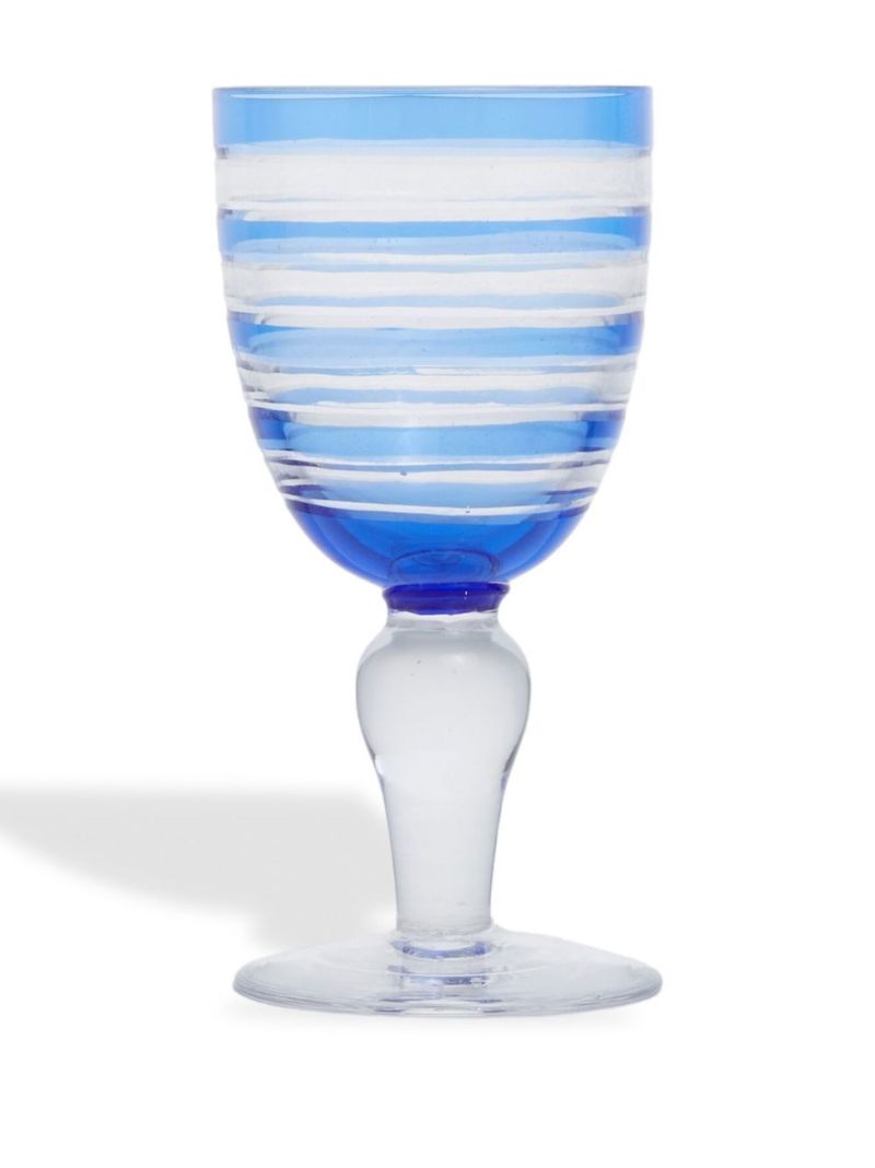 Blue Wine Glasses Set