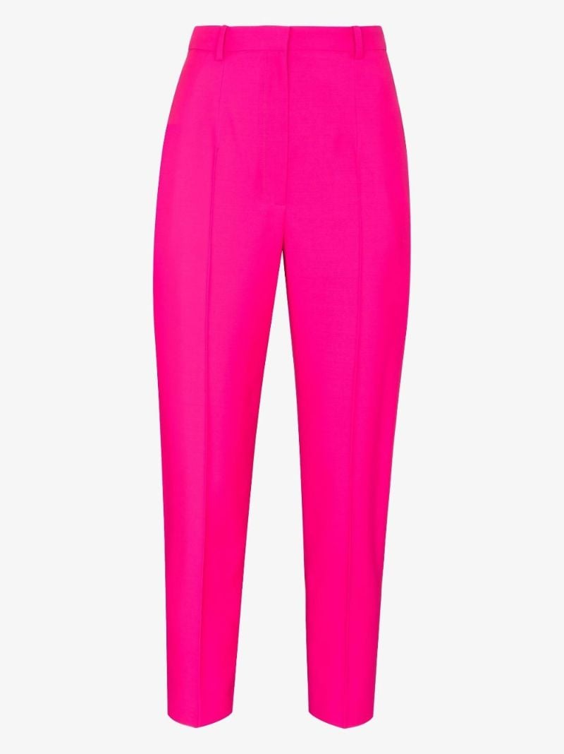 Cropped Wool Trousers