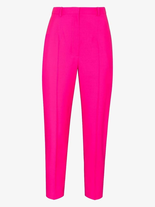 Cropped Wool Trousers