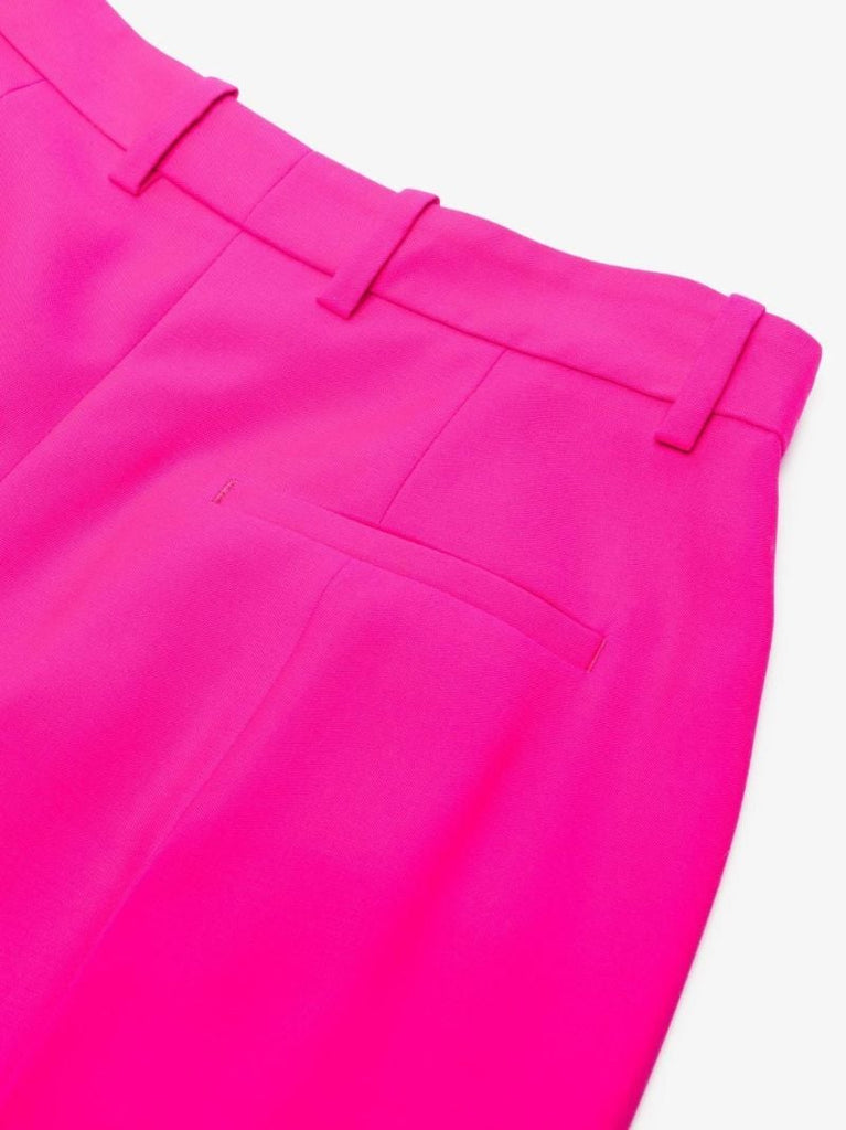 Cropped Wool Trousers
