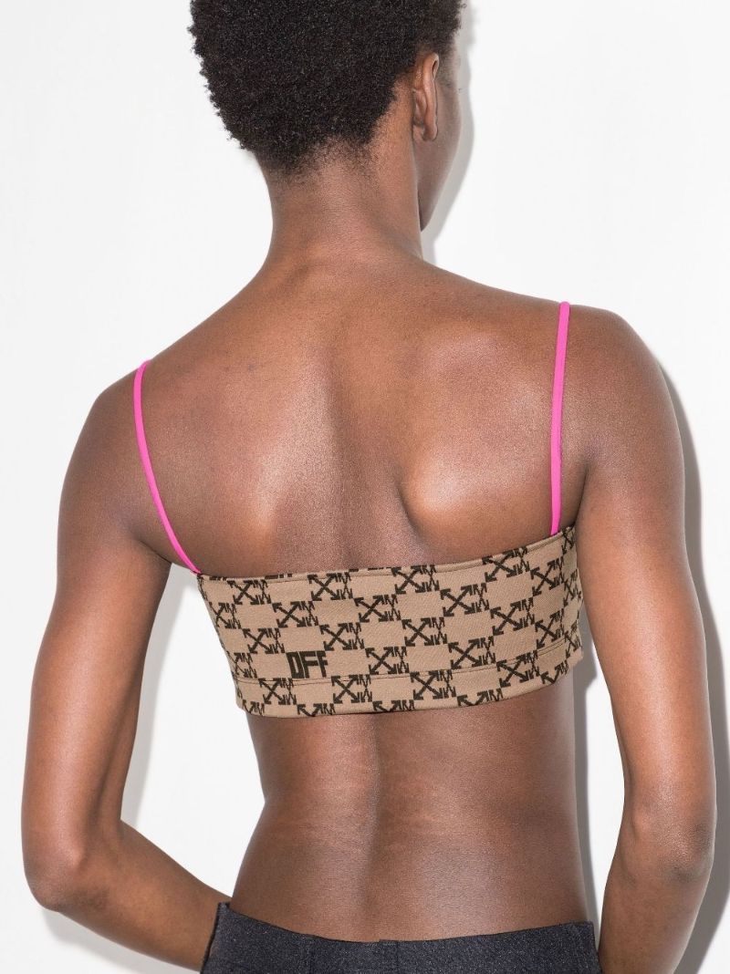 Brown Monogram Crop Top