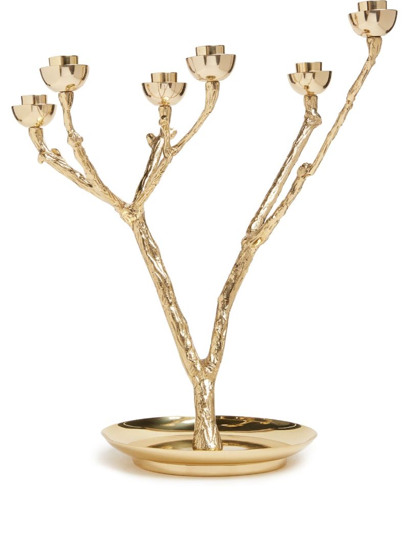 Gold Twiggy Candle Holder
