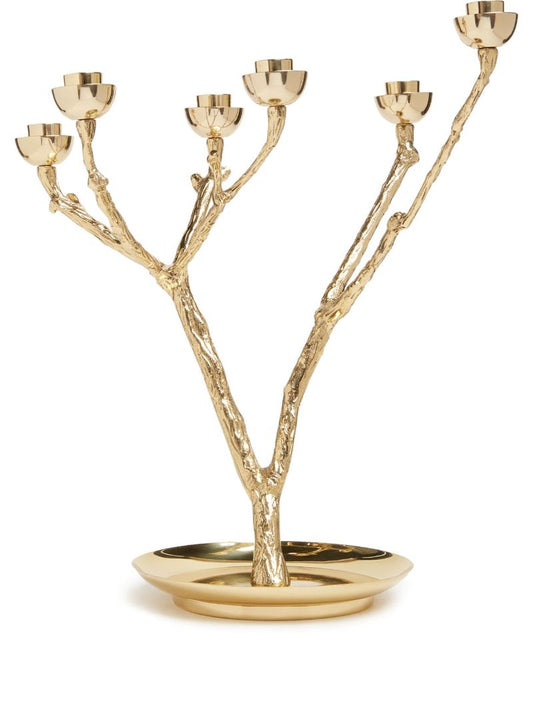 Gold Twiggy Candle Holder