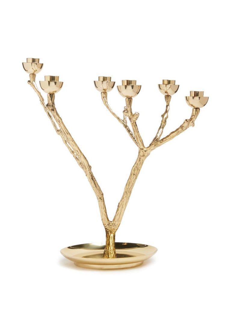 Gold Twiggy Candle Holder