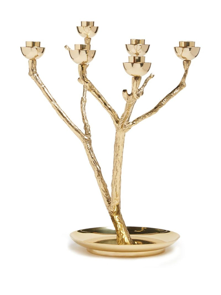 Gold Twiggy Candle Holder