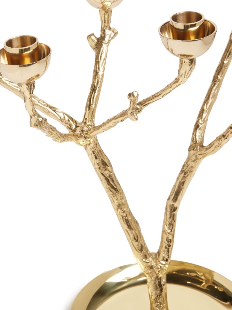 Gold Twiggy Candle Holder