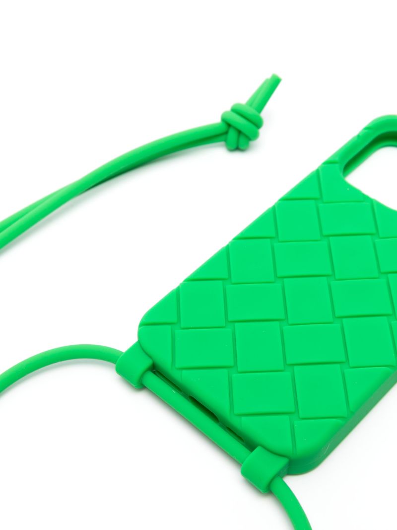 Green Intrecciato Iphone 13 Pro Case