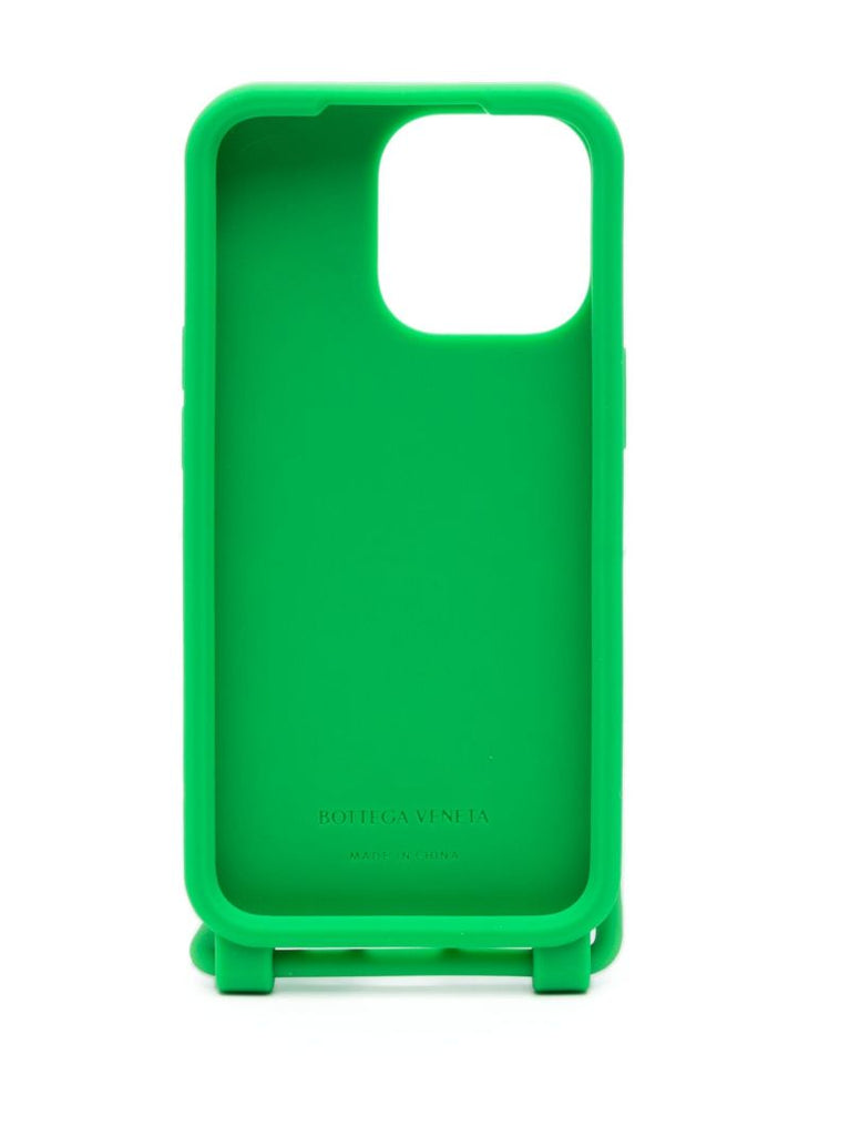 Green Intrecciato Iphone 13 Pro Case