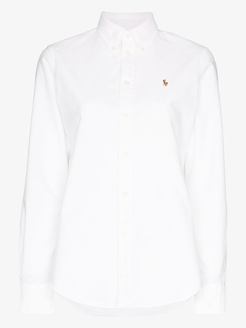 Logo-embroidered Oxford Shirt