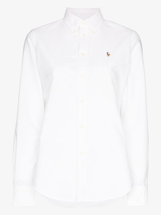 Logo-embroidered Oxford Shirt