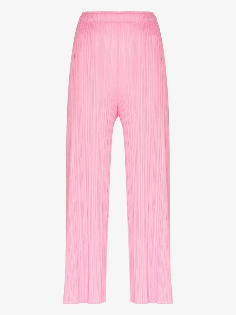 Monthly Colors March Wide Leg PlissÃ_x0083_Â© Trousers