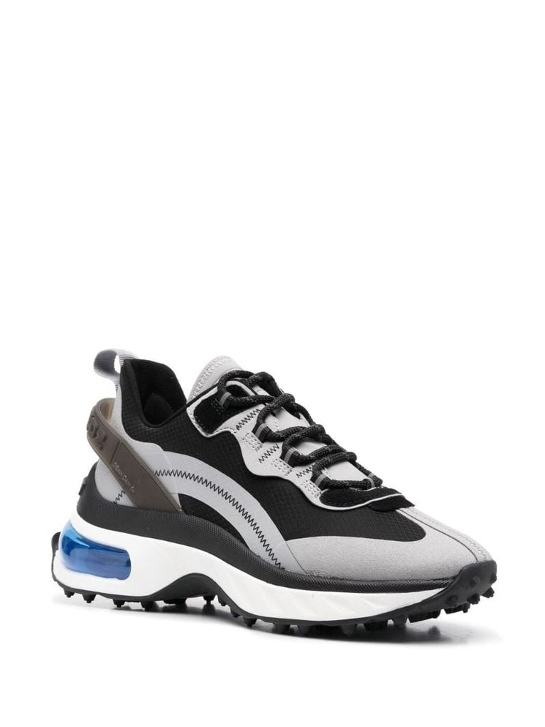 Black Bubble Low-top Sneakers