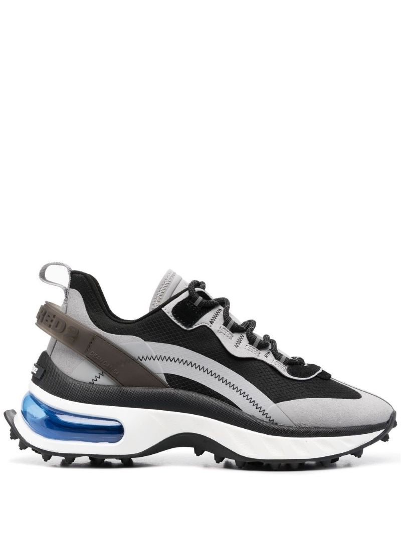 Black Bubble Low-top Sneakers