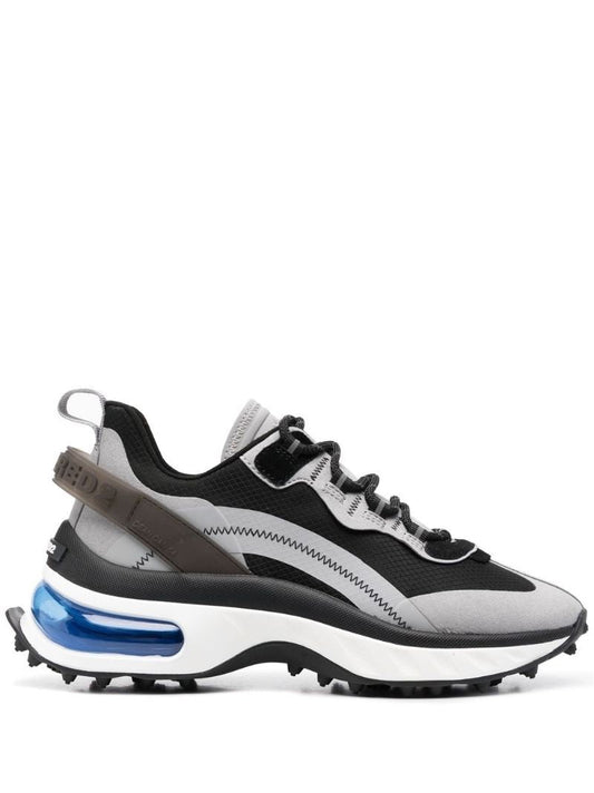 Black Bubble Low-top Sneakers