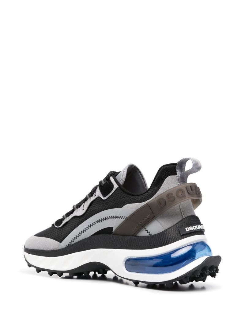 Black Bubble Low-top Sneakers