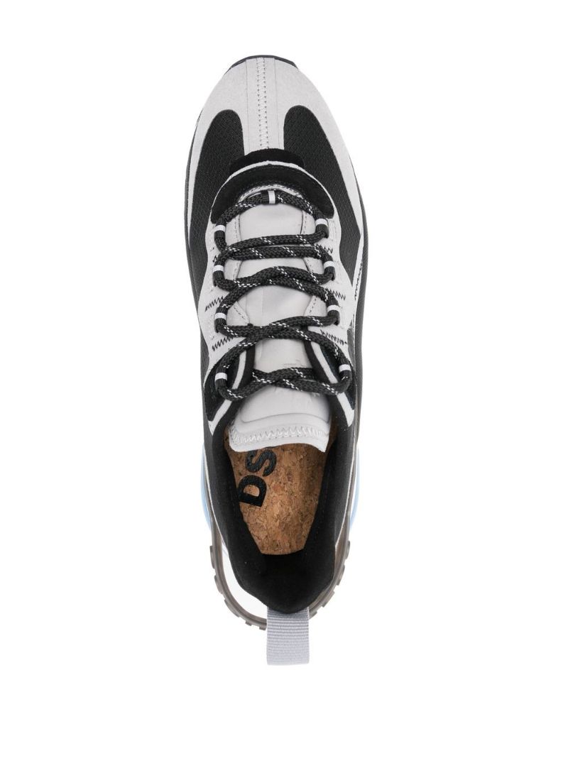 Black Bubble Low-top Sneakers