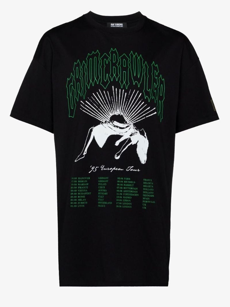 Grimcrawler Printed Cotton T-shirt