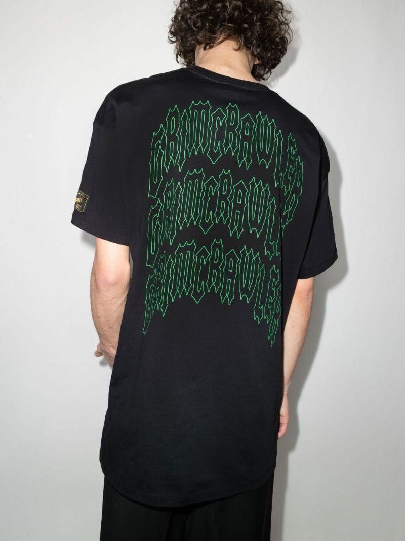 Grimcrawler Printed Cotton T-shirt