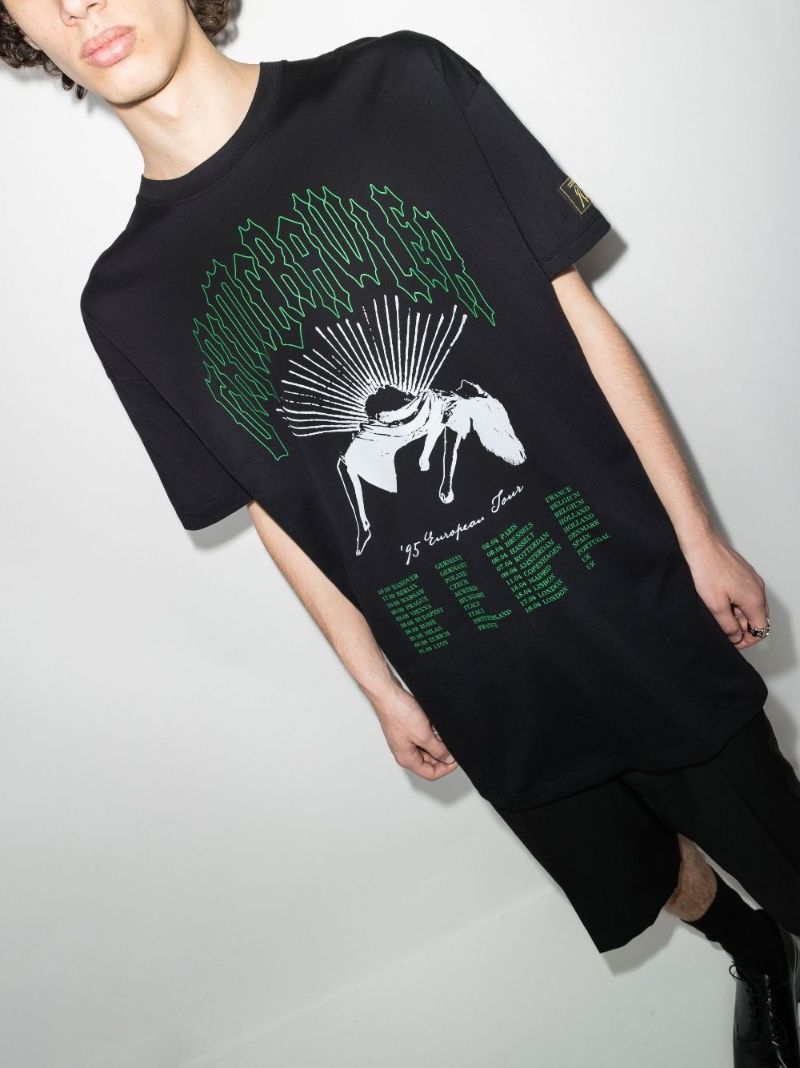 Grimcrawler Printed Cotton T-shirt