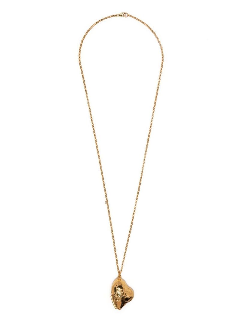 Gold-plated the Flame of Desire Locket Necklace