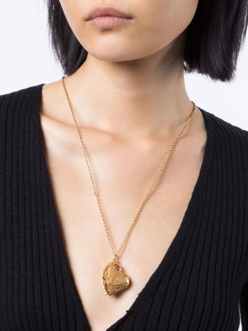 Gold-plated the Flame of Desire Locket Necklace