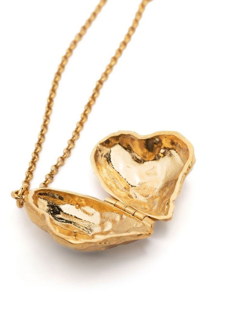 Gold-plated the Flame of Desire Locket Necklace