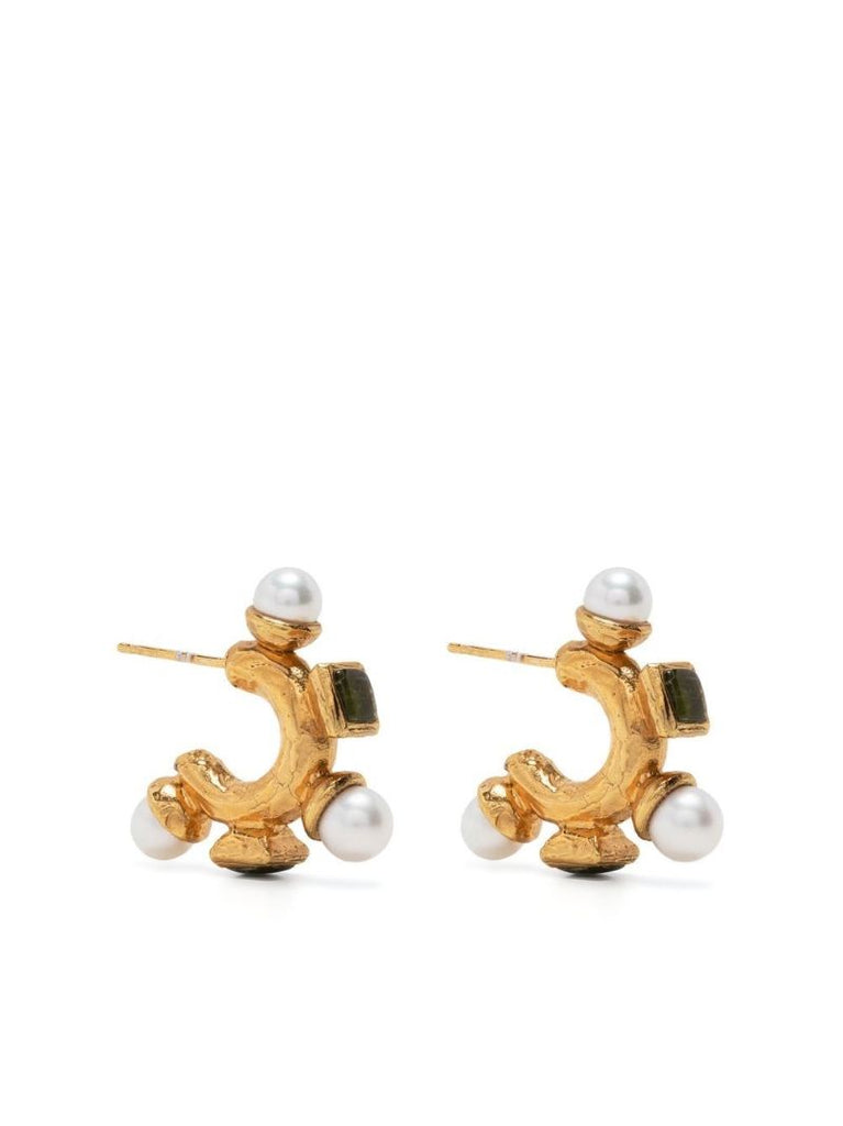 Gold-plated the Traveller's Path Hoop Earrings