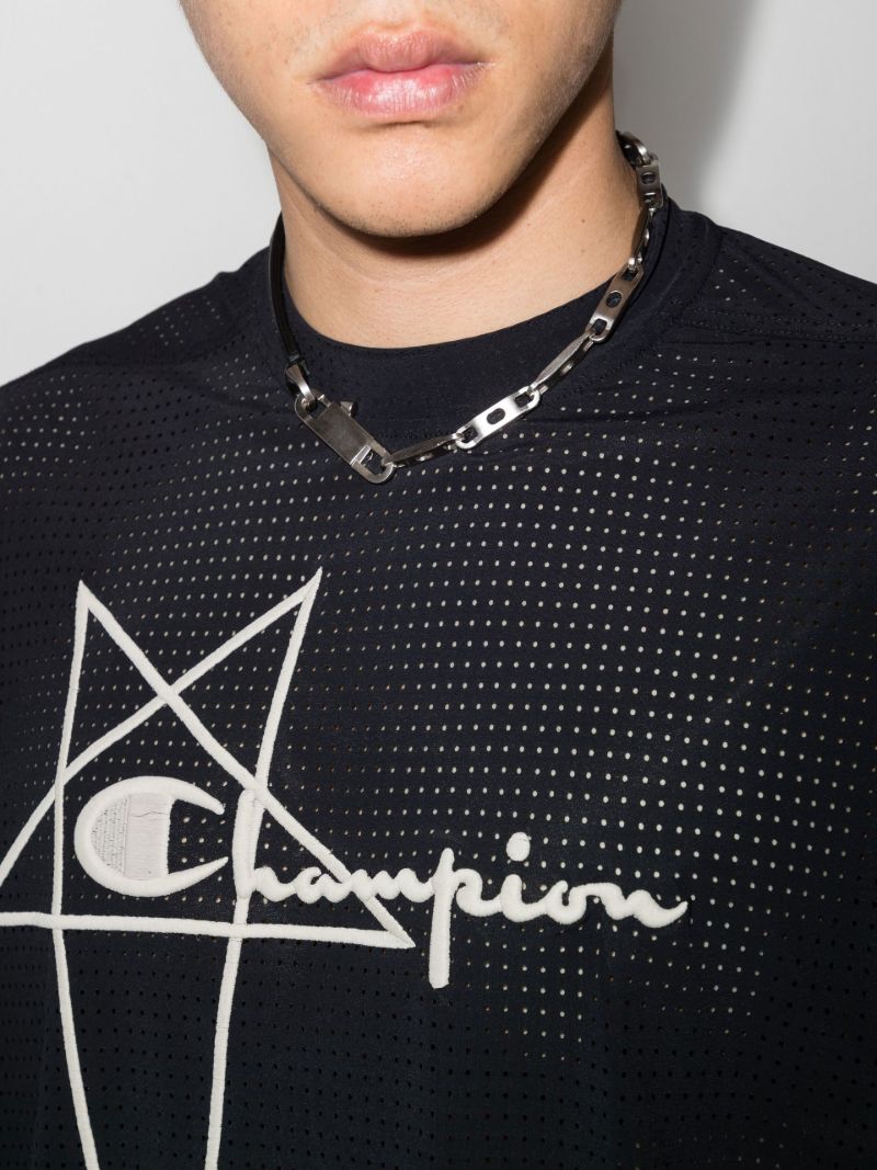 X Champion Tommy Logo Mesh T-shirt