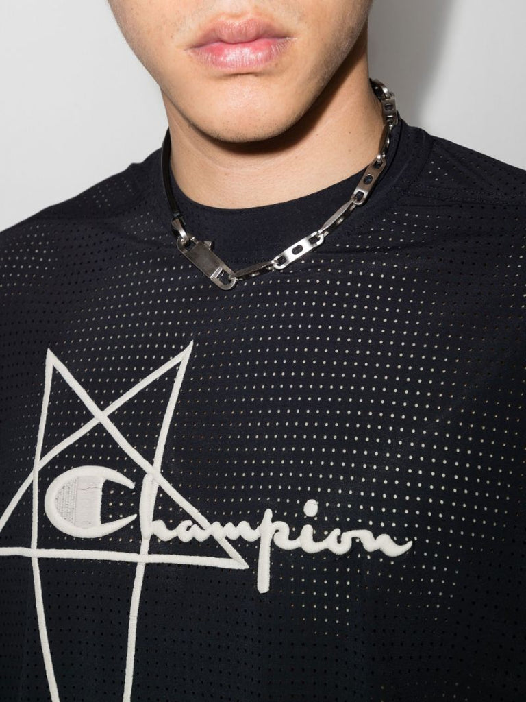 X Champion Tommy Logo Mesh T-shirt