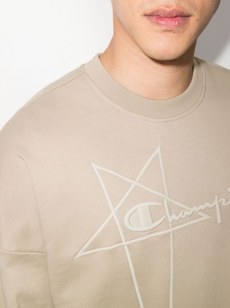 X Champion Logo Cotton Sweatshirt