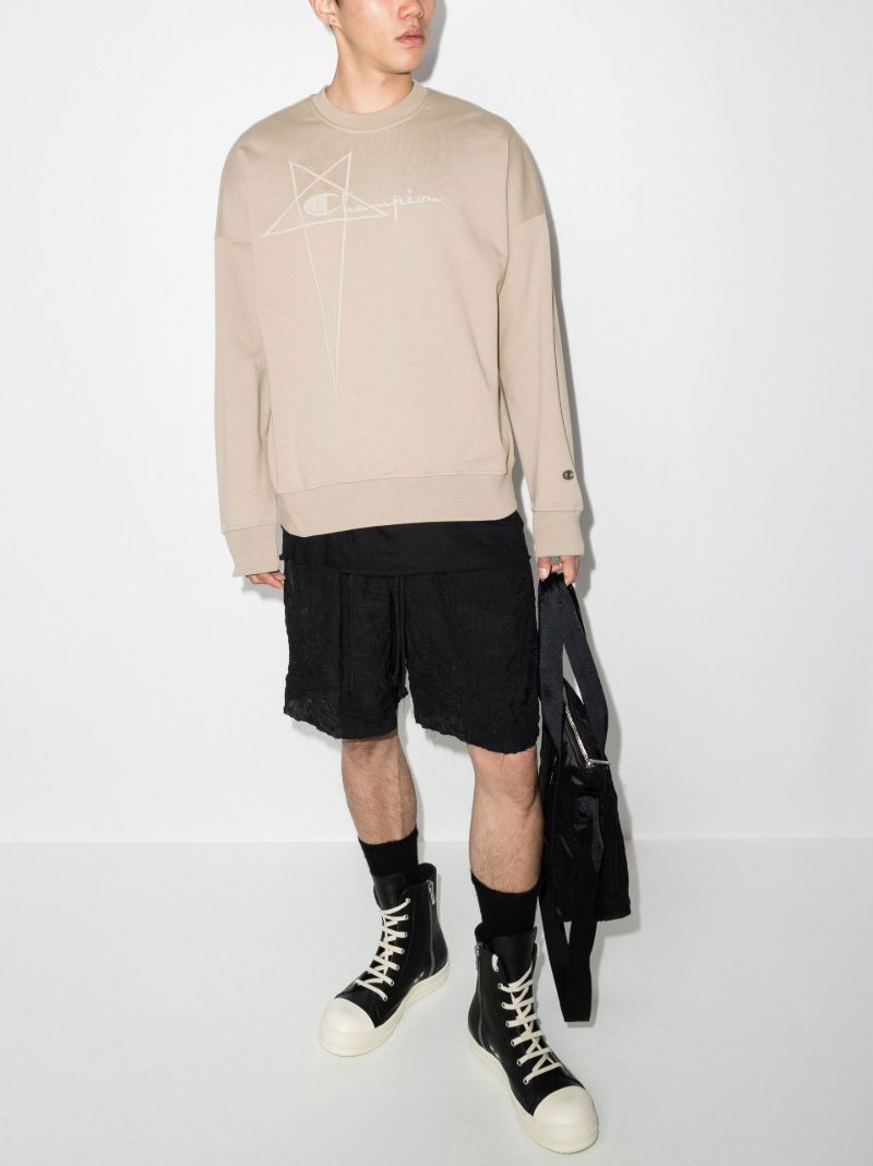X Champion Logo Cotton Sweatshirt