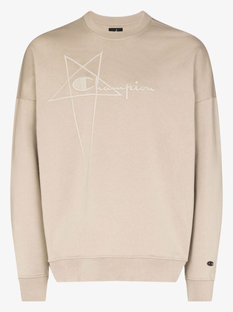 X Champion Logo Cotton Sweatshirt