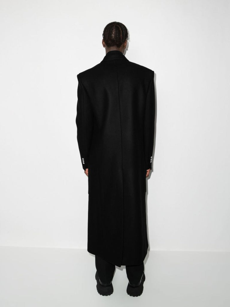 Double-breasted Wool Overcoat