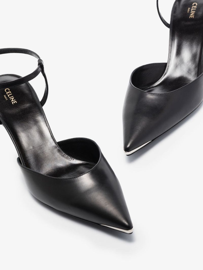 Black 50 Leather Pumps