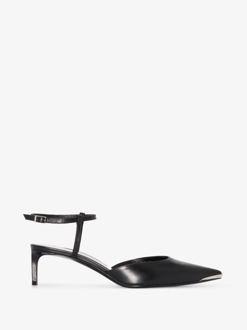 Black 50 Leather Pumps