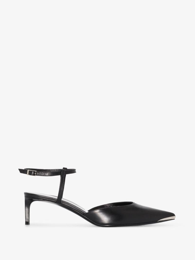 Black 50 Leather Pumps
