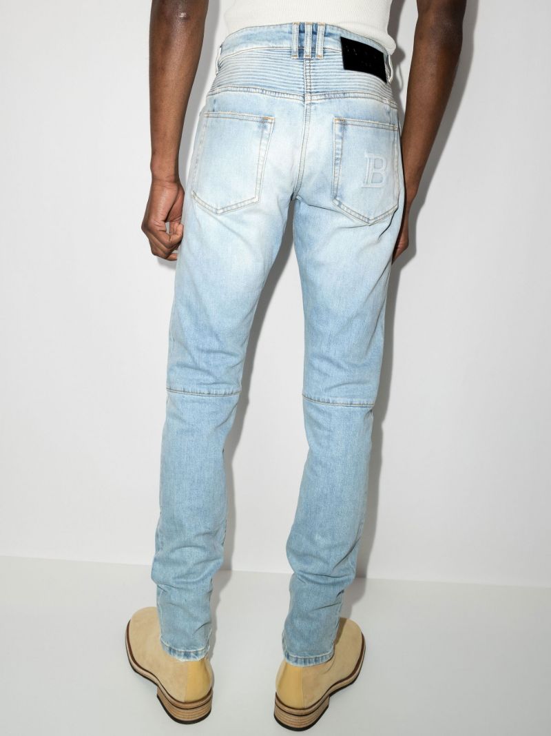 Panelled Slim Fit Jeans