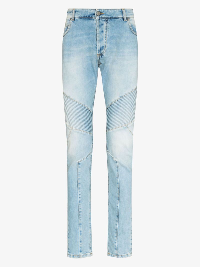 Panelled Slim Fit Jeans
