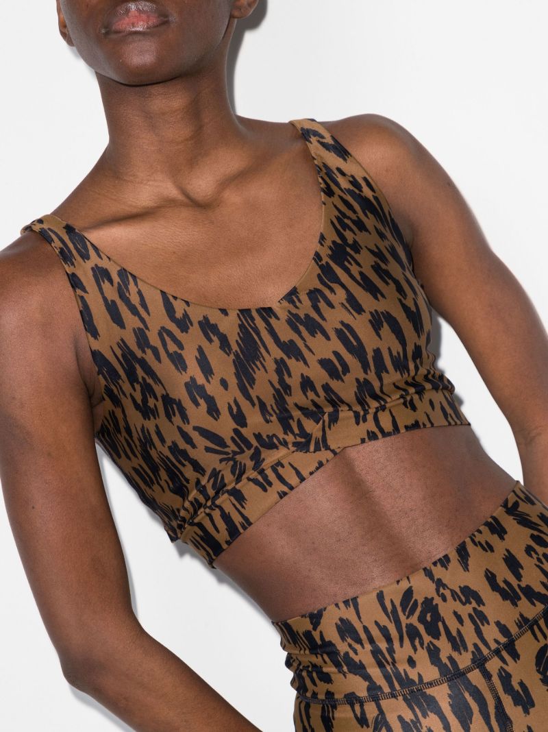 Tropical Bowie Printed Crop Top