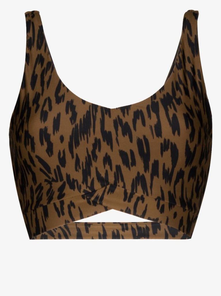 Tropical Bowie Printed Crop Top
