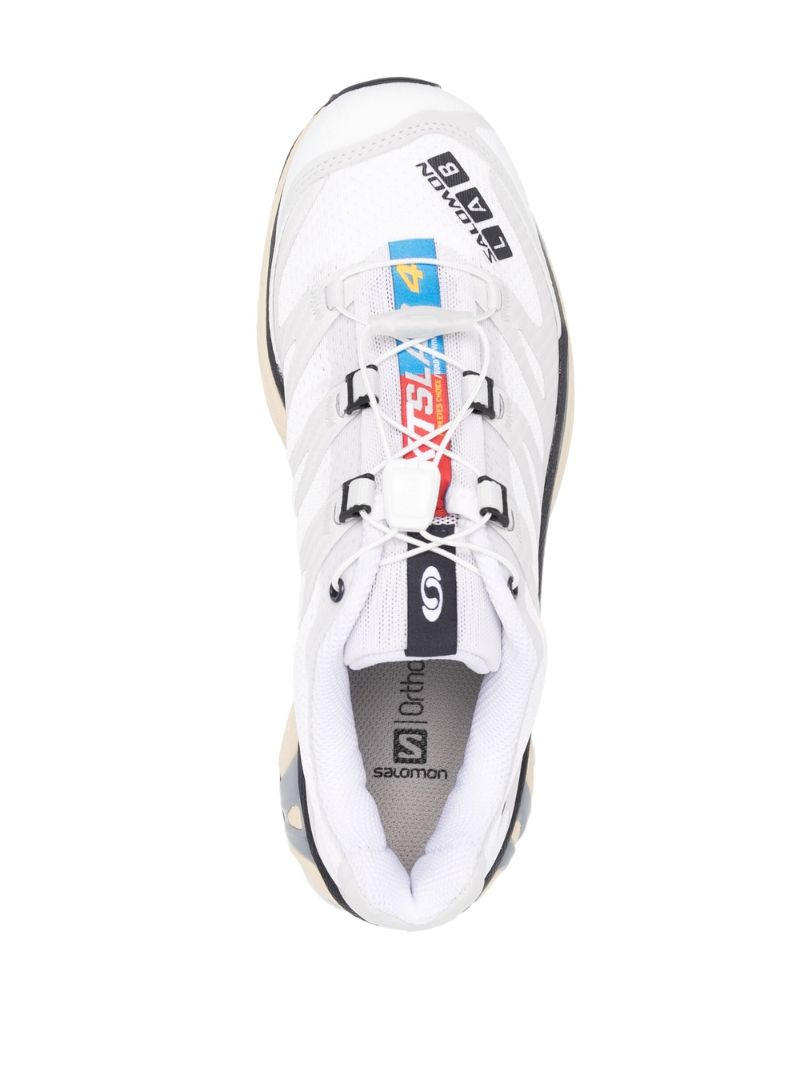 White Xt-4 Panelled Low Top Sneakers