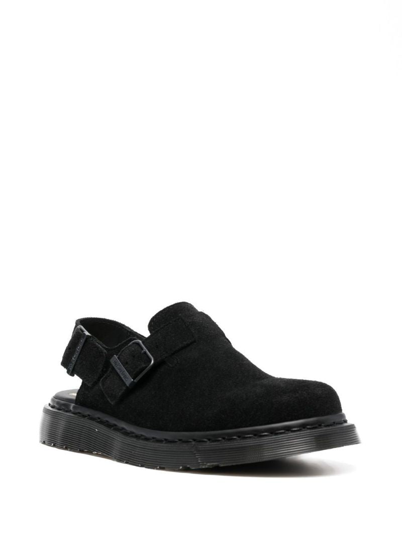 Black Jorge Buckled Suede Sandals