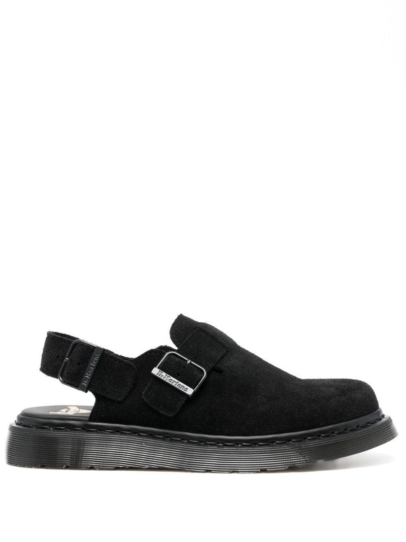 Black Jorge Buckled Suede Sandals