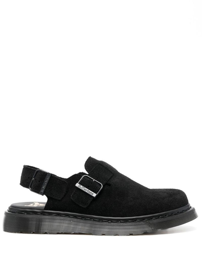 Black Jorge Buckled Suede Sandals