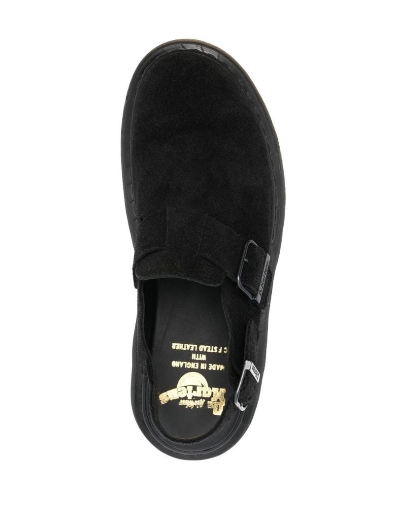 Black Jorge Buckled Suede Sandals
