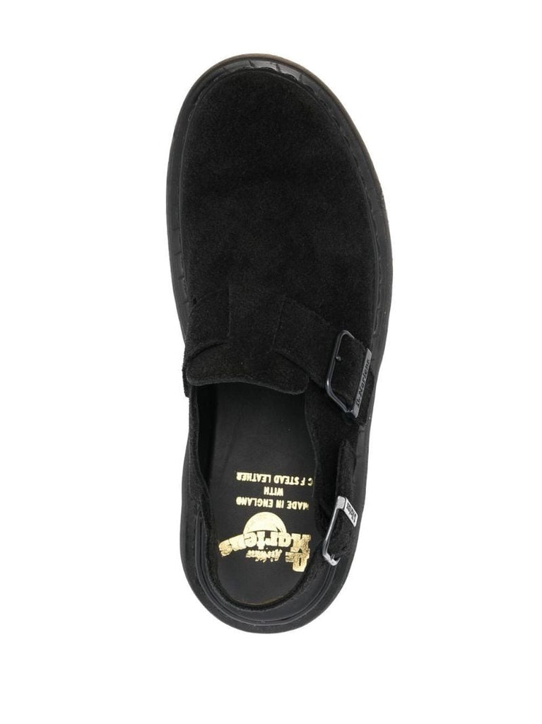 Black Jorge Buckled Suede Sandals